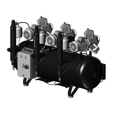 cattani_300_714_bezmaslyanyy_stomatologicheskiy_kompressor_dlya_12_ti_stomatologicheskih_ustanovok_s_3_trehcilindrovymi_dvigatelyami_c_3_osushitelyami