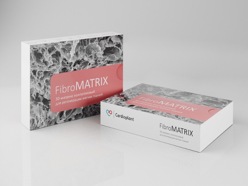 3D-матрикс коллагенновый "FibroMATRIX", 8 мм