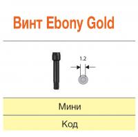 Винт Osstem Ebony Gold для абатмента TS MINI