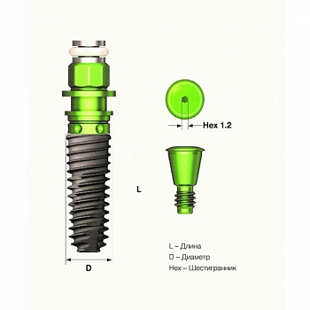 Имплантат Osstem TS III SA MINI Ø-3 H-8,5