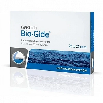 Bio-Gide Perio - биогайд резорбирующая мембрана 25х25мм